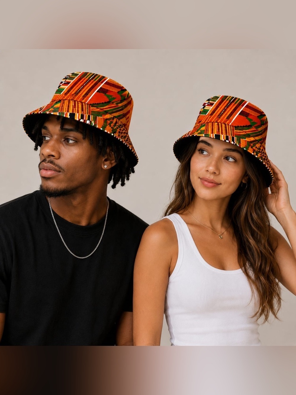 Handmade Ankara Bucket Hat | Unisex Adult & Kids Hat | Wax
Print